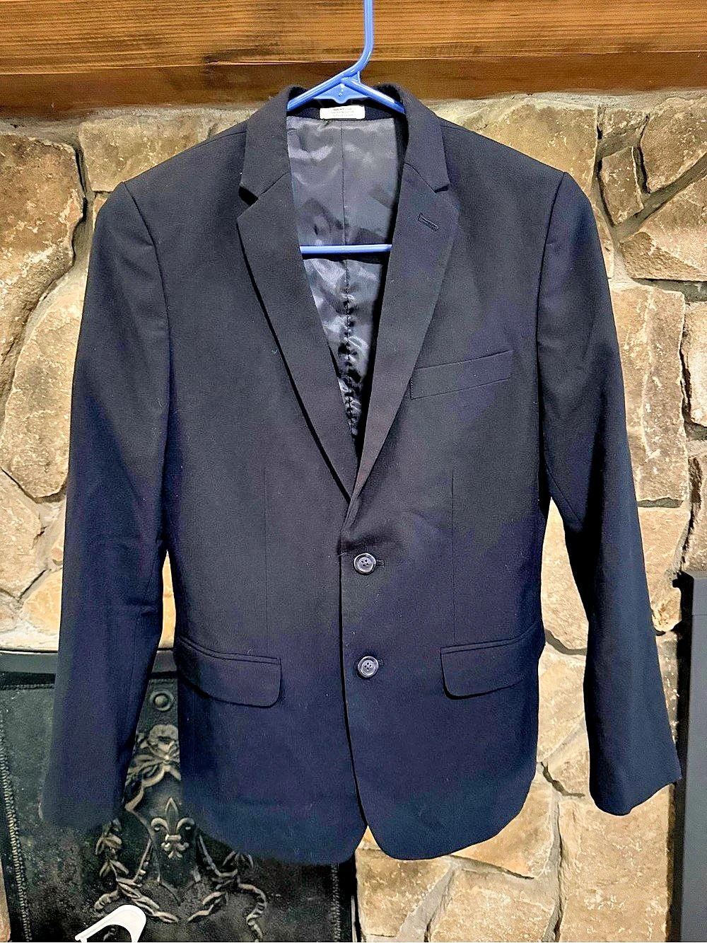 Calvin Klein Two-Button Blazer Black Size 14